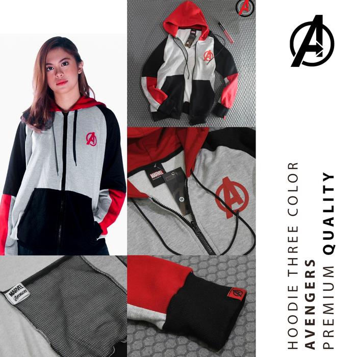 HOODIE AVENGERS FANS / JAKET AVENGERS / HOODIE MARVEL GRADE ORIGINAL