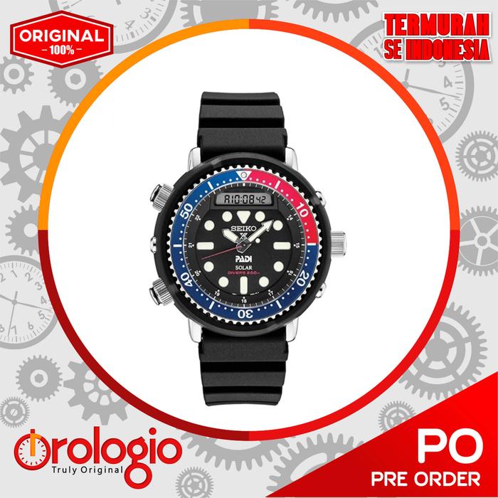 Seiko Prospex - Solar"Tuna" PADI Dive Watch Analog/Digital