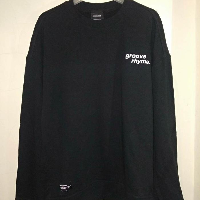 Sweter Groove Rhyme by Seoul Localism Original Black Act Thirsty