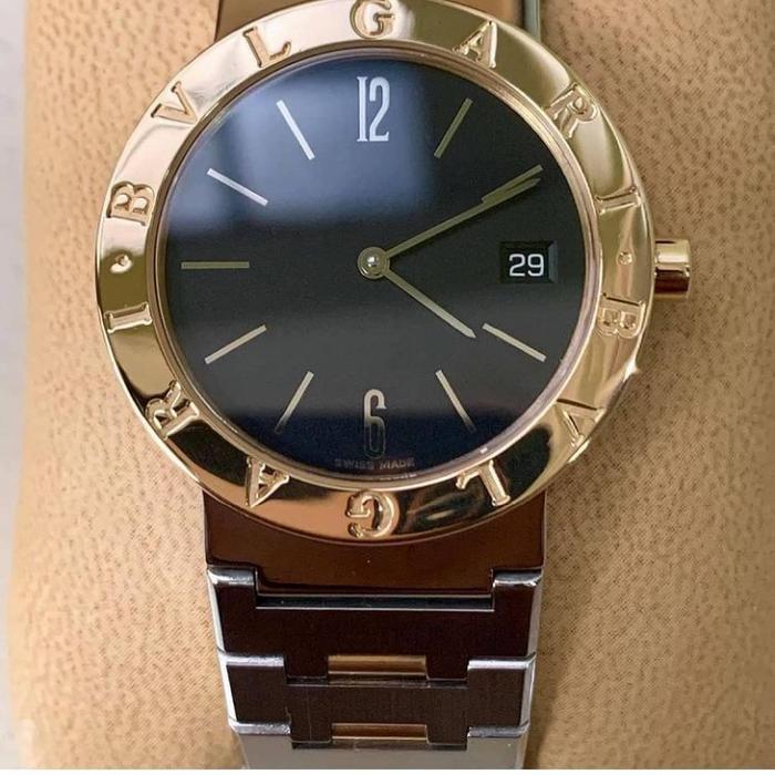 Jual Jam tangan wanita bvlgari Steel Combination Gold 18k