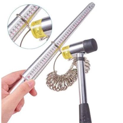 Ring Sizer Mandrel Jewelers Rubber Hammers Ring Mandrel Sizer with