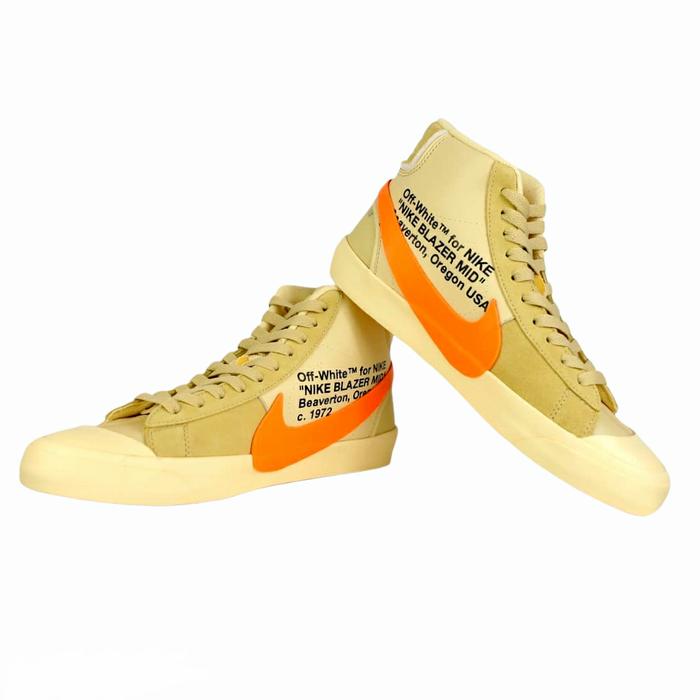 Mid Blazer Canvas Orange - Nike OW sneakers