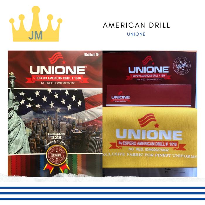 Kain American Drill Unione (Min 1 ROLL, BUKAN Meteran)