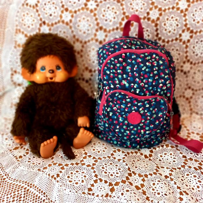 kipling motif ransel