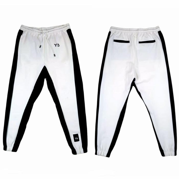 Y3 PANTS BLACK AND WHITE