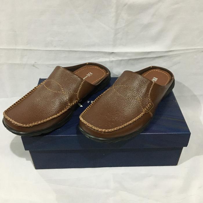 Sepatu kulit formal bustong pria FRANSISCA RENALDY M.KENZO 01 COKLAT