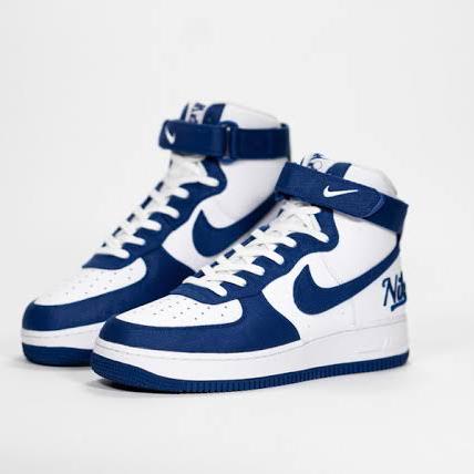 Nike Air Force 1 High Emb Dodgers White Rush Blue
