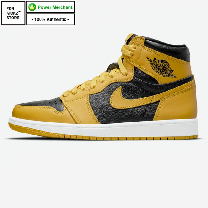NIKE AIR JORDAN 1 RETRO HIGH OG POLLEN BLACK WHITE