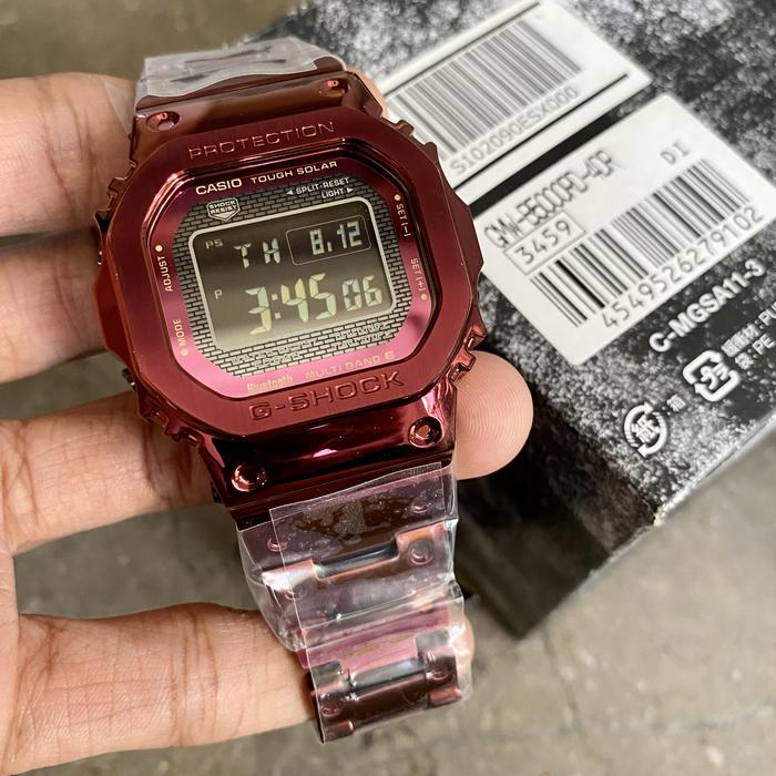 gshock gmw b5000rd 4 red