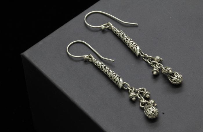 ANTING PERAK BAKAR BALI UKIRAN BALI PERAK ASLI 925