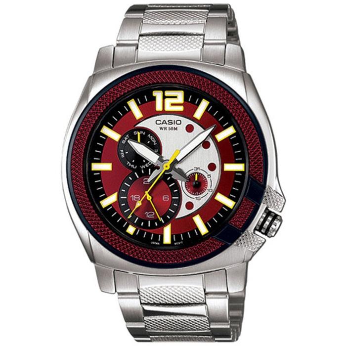CASIO MTP-1316D-4AVDF JAM TANGAN STAINLESS STEEL PRIA ORIGINAL