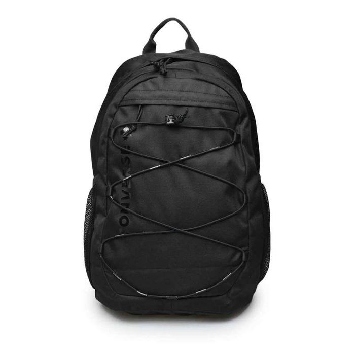 Tas Ransel Converse Backpack Original Unisex Swap Out Full Black
