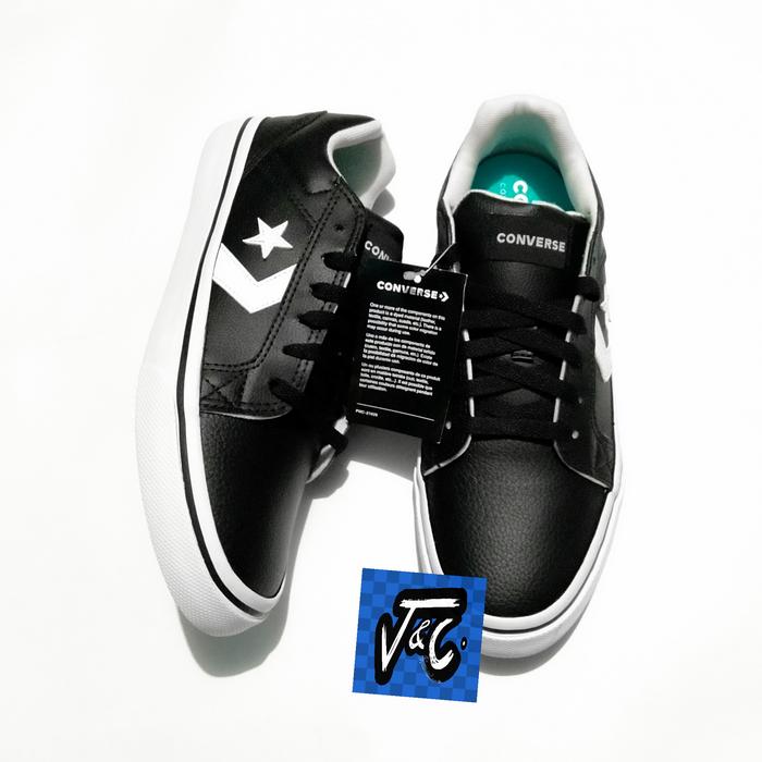 Sepatu Converse El Distrito 2.0 Leather Ox Black Murah