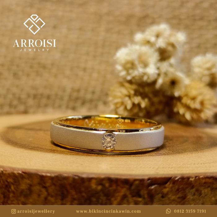 Cincin Tunangan Pria Palladium