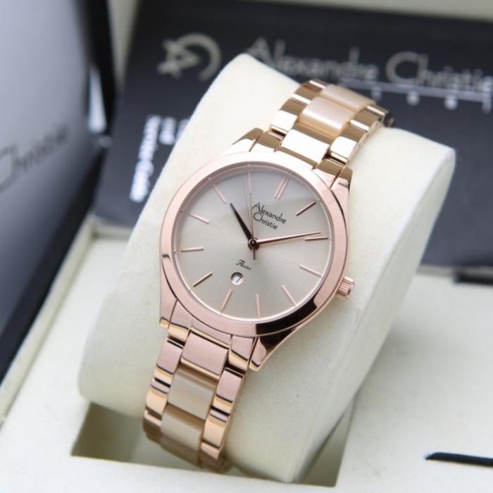 ALEXANDRE CHRISTIE AC 2919 ROSEGOLD CREAM AC2919 WANITA ORIGINAL.
