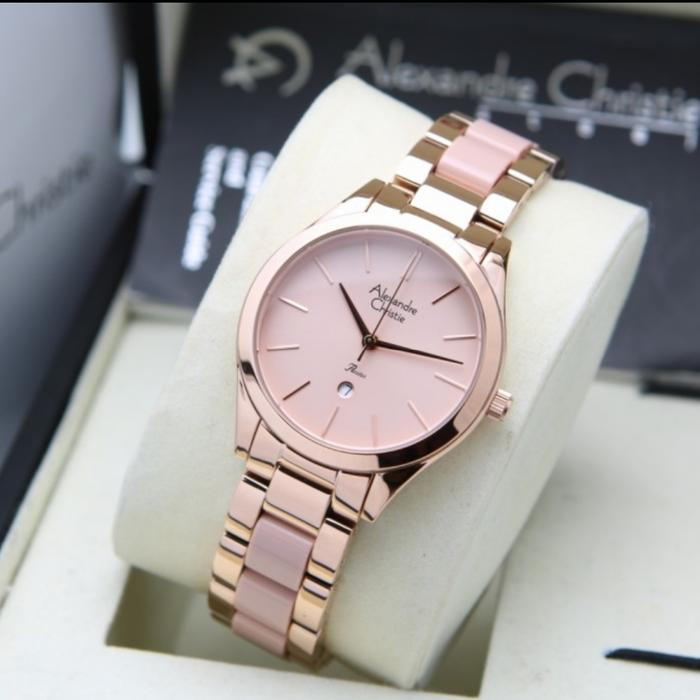 ALEXANDRE CHRISTIE AC 2919 ROSEGOLD PEACH AC2919 WANITA ORIGINAL.