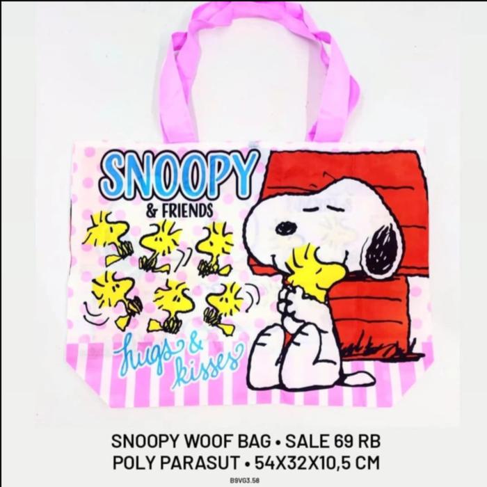 Snoopy Woof Bag Poly Parasut