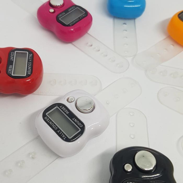 Tasbih Digital Tombol Surabaya Hand Tally Counter Warna Aksesoris Cod