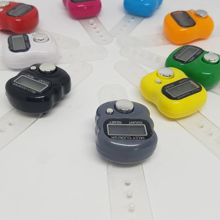 Tasbih Digital Tombol Surabaya Hand Tally Counter Warna Aksesoris Ok