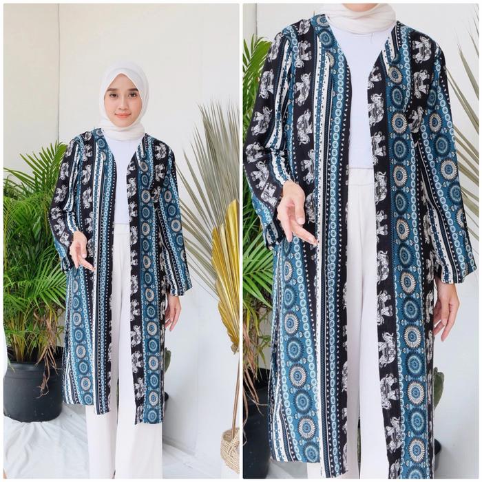 LONG OUTER JUMBO LONG OUTER BATIK LONG CARDIGAN ETNIK BATIK JUMBO