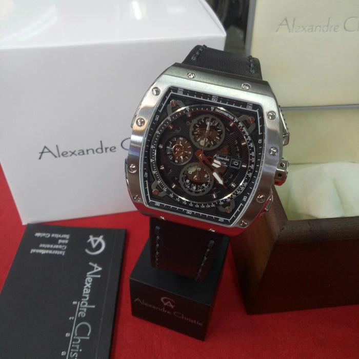Jam Tangan Analog Pria Alexandre Christie Ac 6411 MC Stainless