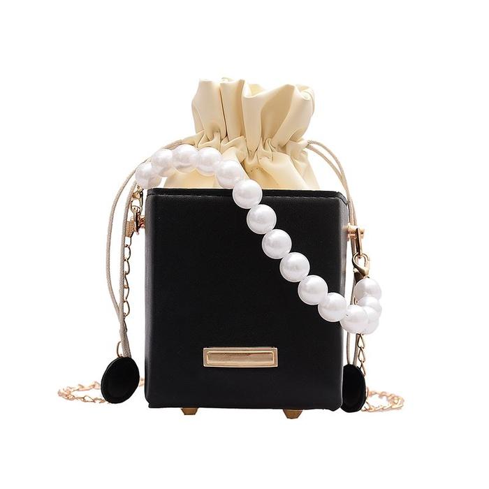 7642 Tas Selempang Mini Wanita Kubus Mutiara Import