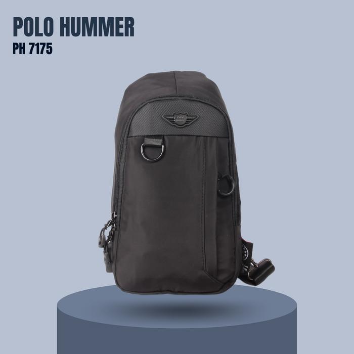 Tas Selempang Pria Slempang USB SLOT - Sling Bag Pria POLO HUMMER