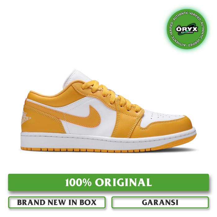 Nike Air Jordan 1 Low White / Pollen