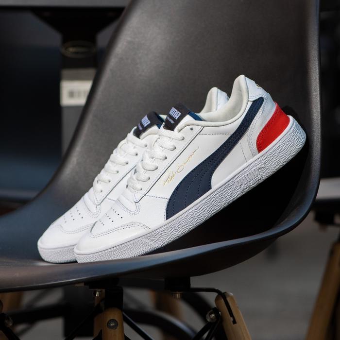 Sepatu Original Puma Ralph Sampson White Black Red