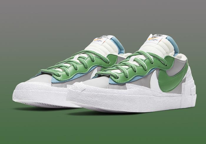 Nike Blazer Low x Sacai "Classic Green" DD1877-001|100% Original