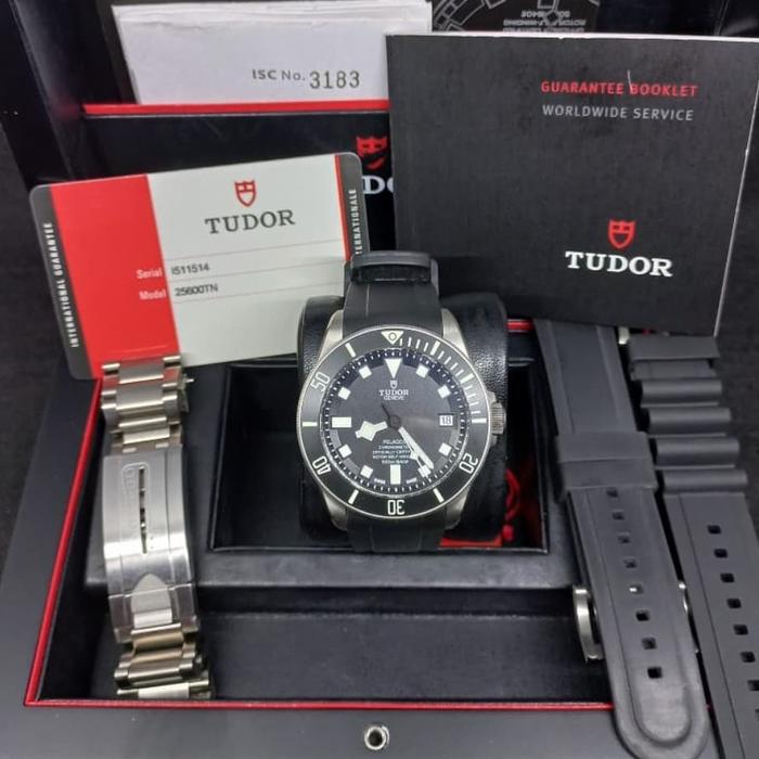 tudor pelagos titanium black jam tangan original
