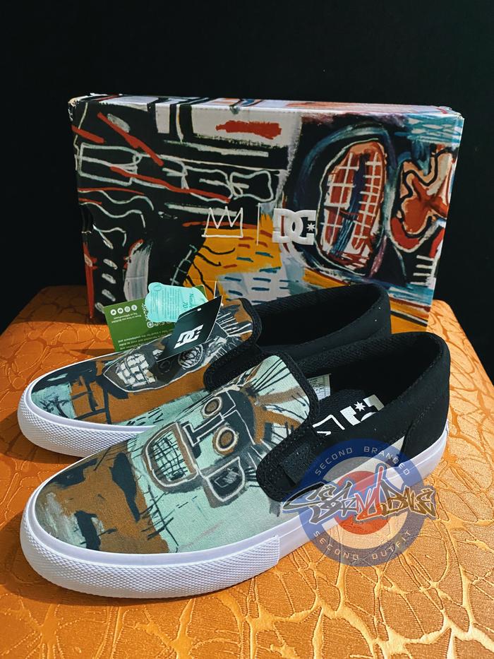 Sepatu slip on DC x basquiat JMB