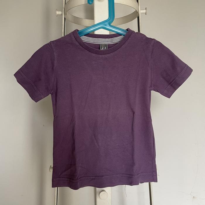 Preloved Kaos Polos Anak Merk Zara Warna Ungu