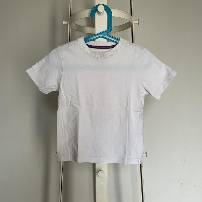 Preloved Kaos Polos Anak Merk Zara Warna Putih