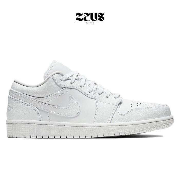 NIKE AIR JORDAN 1 LOW TRIPLE WHITE ORIGINAL