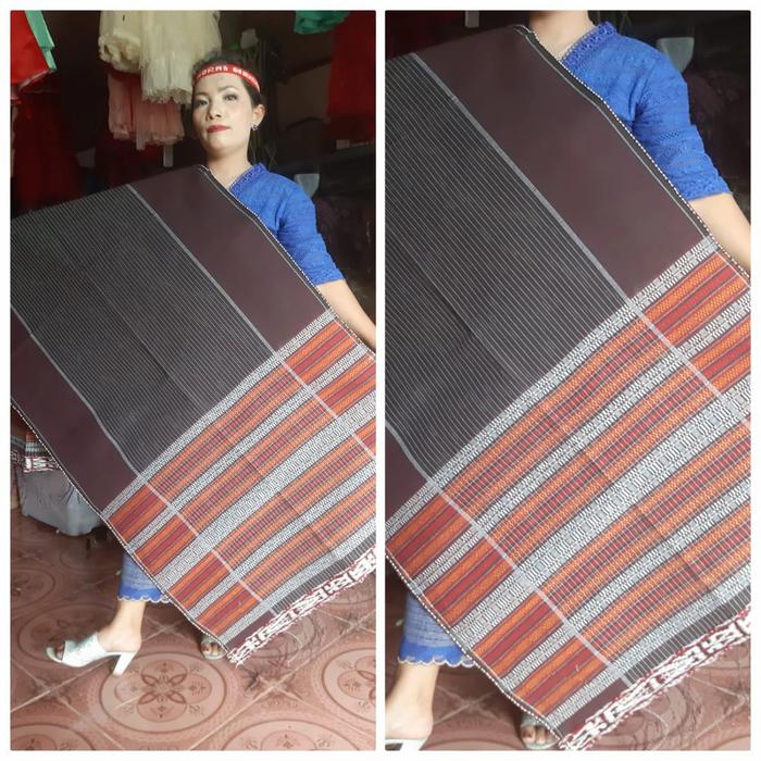 ULOS RAGI HOTANG HITAM ULOS BATAK TOBA TIDAK GLITTER ULOS PRIA BATAK
