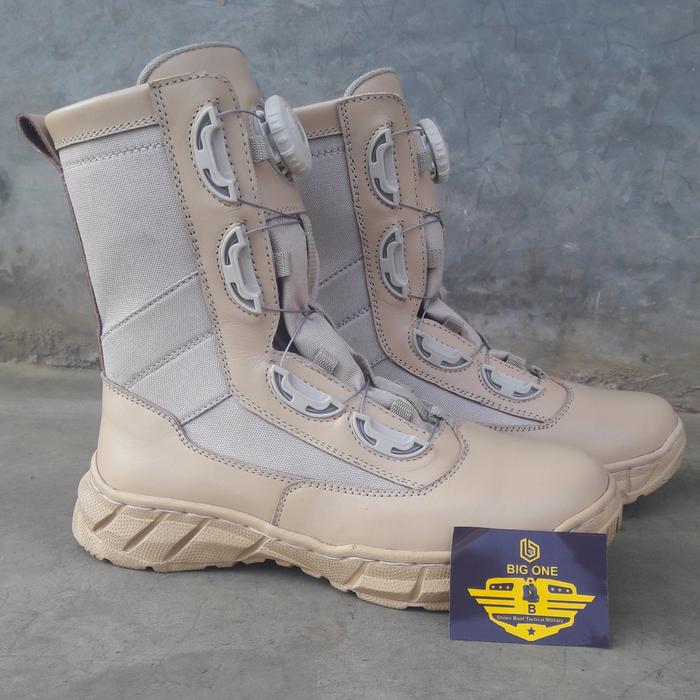 sepatu pdl SATPOLPP tali putar cream | BIGONE