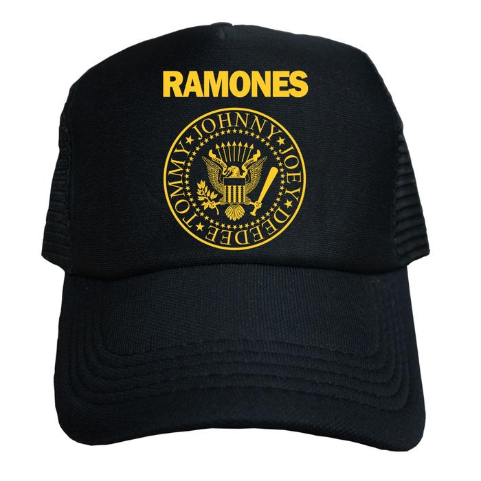 TOPI TRUCKER RAMONES - TOPI RAMONES