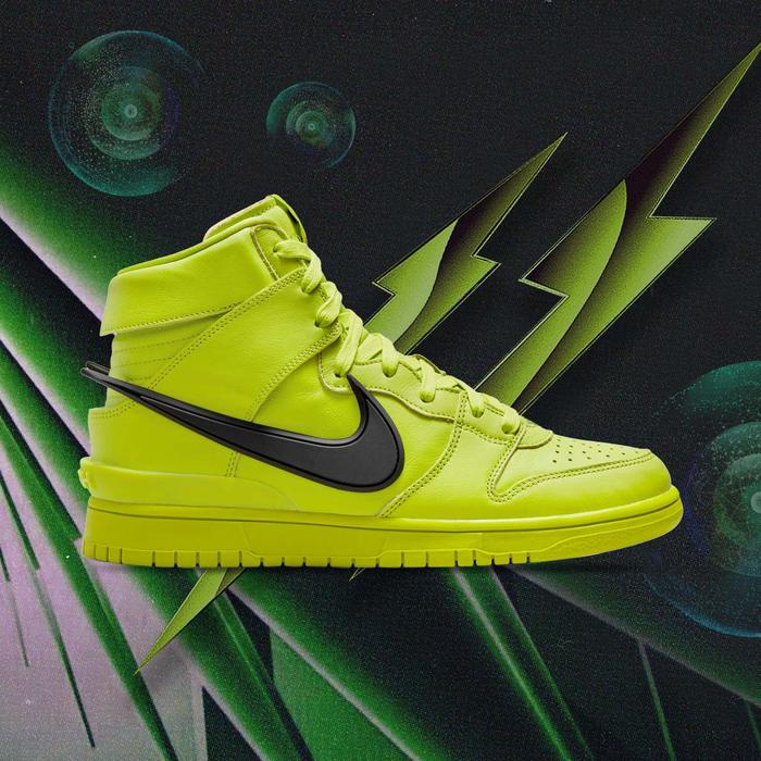 Ambush x Nike Dunk High "Flash Lime" CU7544-300