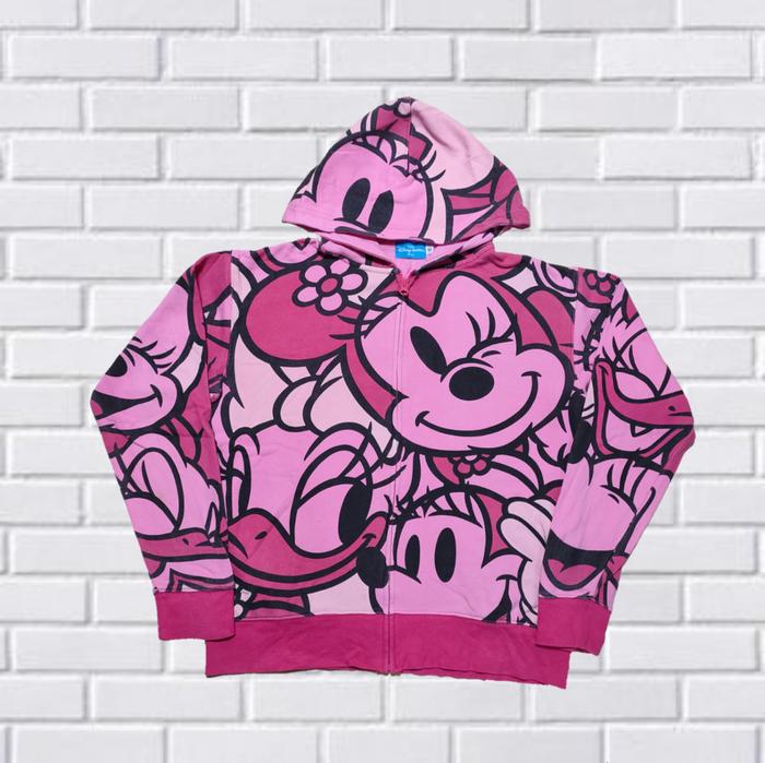 ZIP HOODIE FULLPRINT TOKYO DISNEY RESORT SECOND ORIGINAL, SZ M, HD31