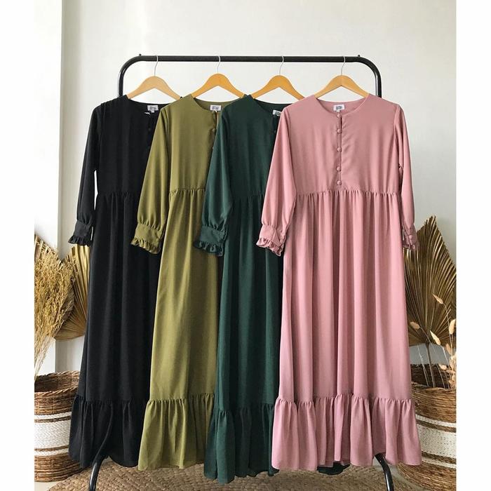 OS Maxidress Casual/Gamis Casual/Baju Muslim Casual Terbaru Deska