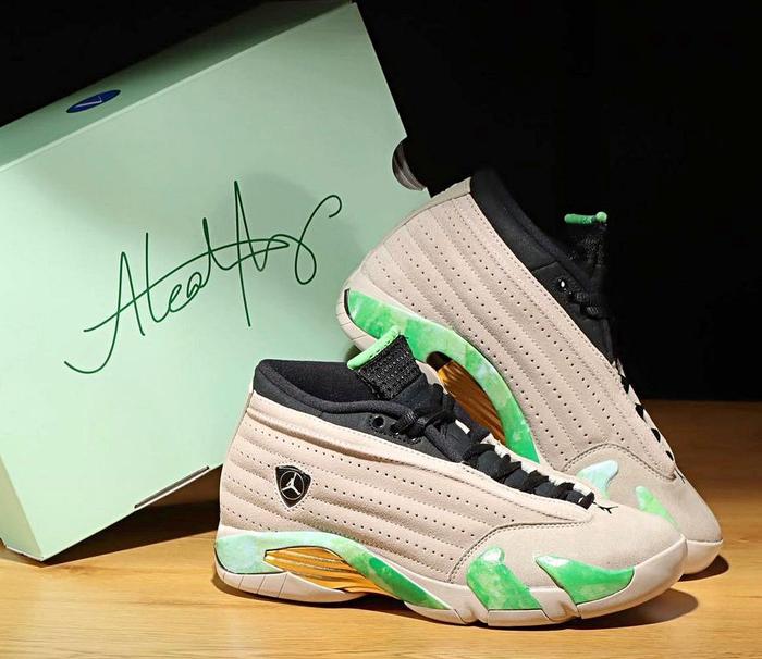 Original 100% Air Jordan 14 Retro Aleali May Fortune