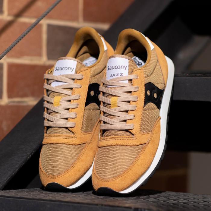 Sepatu Sneakers Casual Original SOUCONY JAZZ VINTAGE BROWN BLACK