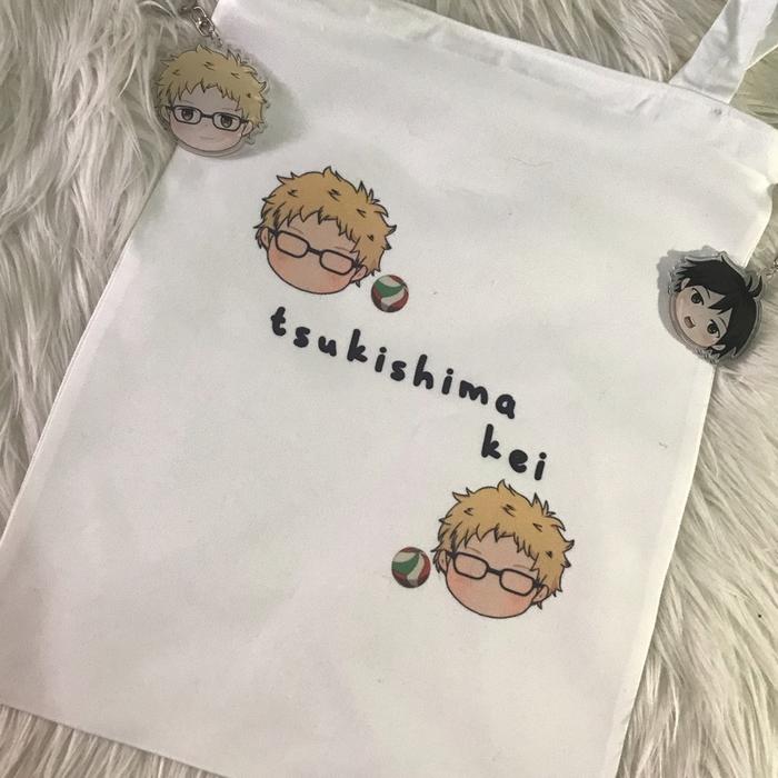 TOTEBAG HAIKYUU by ei.sarawat | tsukishima