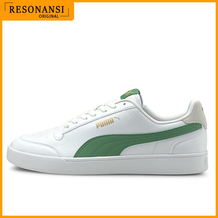 SEPATU PUMA PRIA TERBARU ORIGINAL SNEAKER SHUFFLE TRAINERS PUTIH