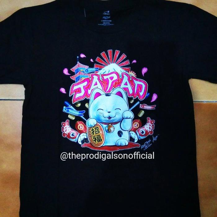 Kaos Rock Chang Anak Import Kucing 4 Size 8-9 / 10-11 Glow in The Dark
