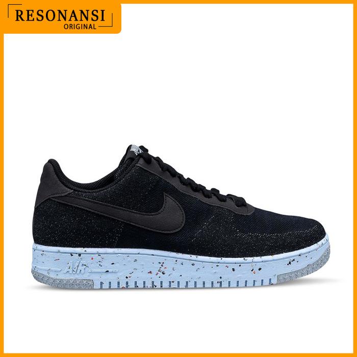SEPATU NIKE PRIA TERBARU ORIGINAL SNEAKER AIR FORCE 1 CRATER HITAM