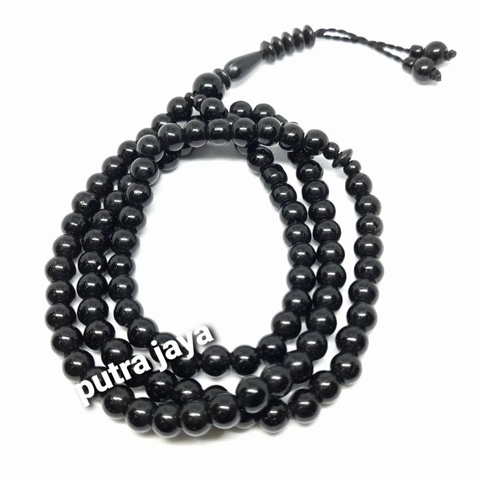 tasbih black onex 6mm 99butir