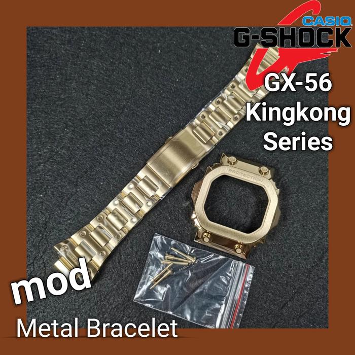 G-Shock Gshock Full Metal GX56 GX-56 Bezel BNB Mod Custom Gold