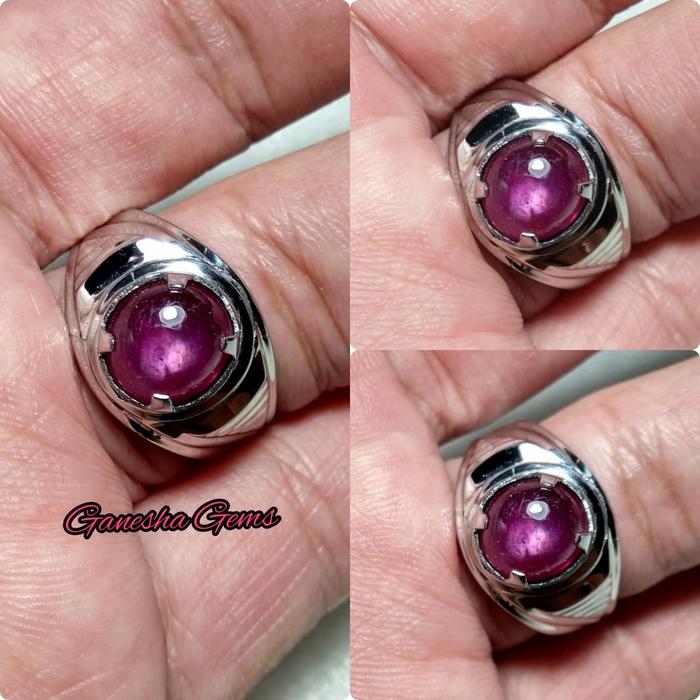 Natural Star Ruby Burma 4.45 Ct - Serat Motif Fatwa